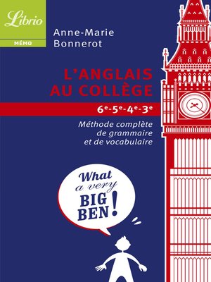 cover image of L'anglais au collège
